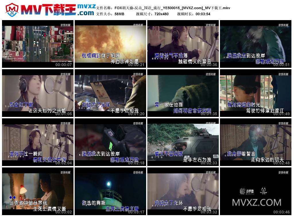 FOX胡天渝-反击_国语_流行_YE500015